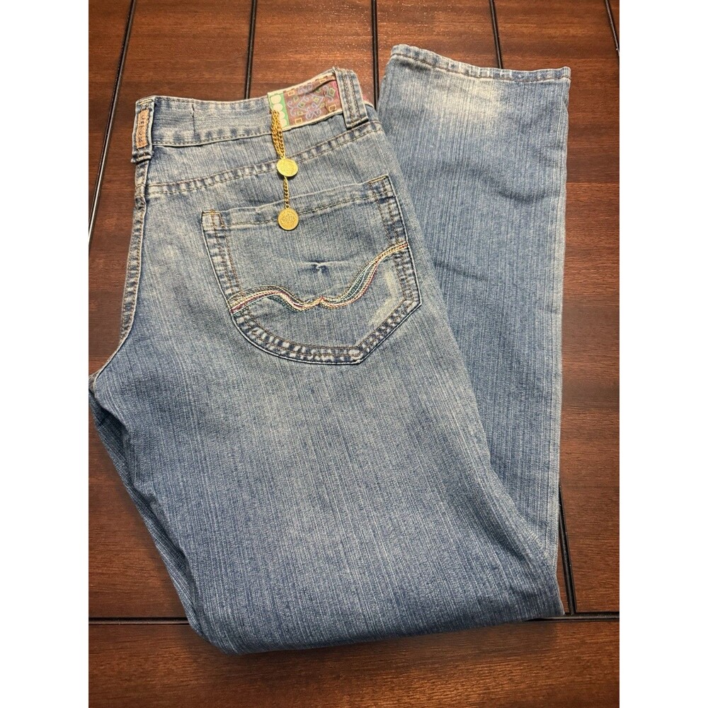 Unique Rare Chickster Ladies Jeans - Blue Denim - Size 12 - Here In The US!!!!!